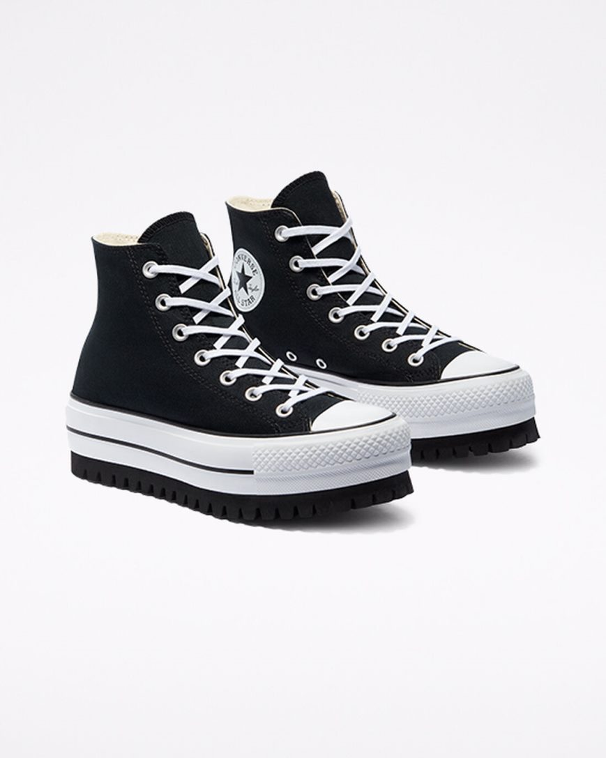 Men's Converse Chuck Taylor All Star Trek High Top Shoes Black | AU 0134EL